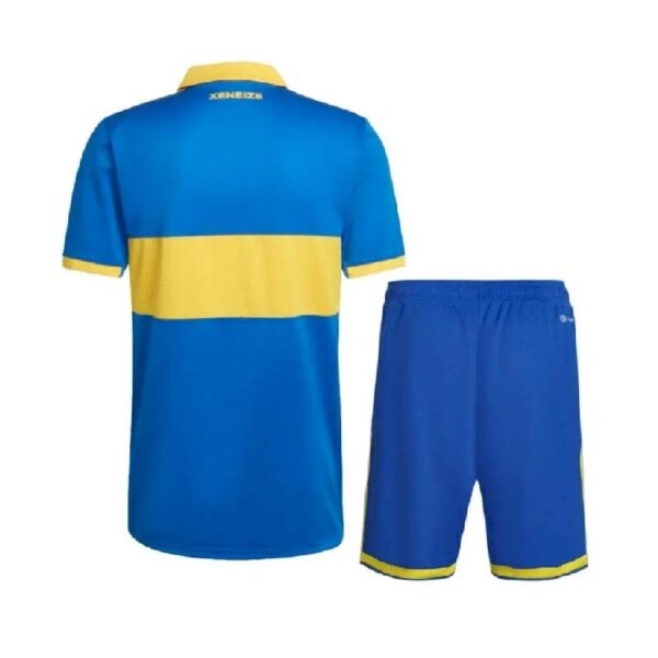 Boca Juniors 202223 Home Kids Jersey And Shorts Kit