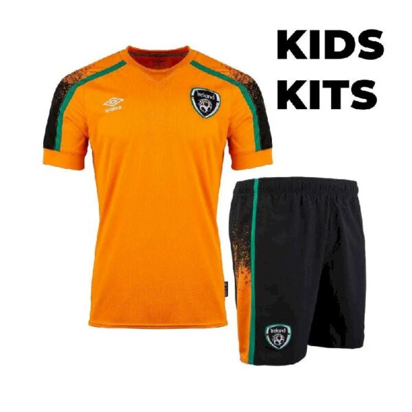 Ireland 2022 Away Kids Jersey And Shorts Kit 37688