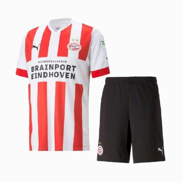 Psv Eindhoven 202223 Home Kids Jersey And Shorts Kit 47065