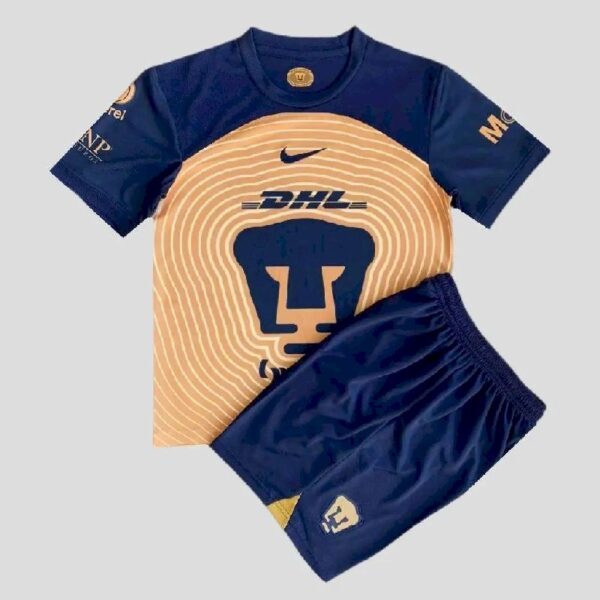 Pumas Unam 202223 Away Kids Jersey And Shorts Kit 47140