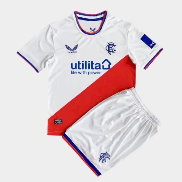 Rangers 202223 Away Kids Jersey And Shorts Kit 46151 1