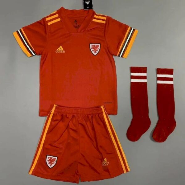 Wales 2020 Home Kids Jersey And Shorts Kit 37185 1