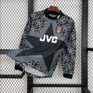 Arsenal 1994/95 Black goalkeeper Long Sleeve Retro Jersey-XXL