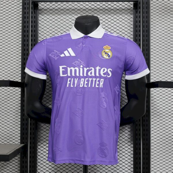 Real Madrid 2025/26 Light Purple Special Edition Jersey Player Version-Xxl