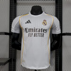 Real Madrid 2025/26 Home Jersey Player Version-XXL