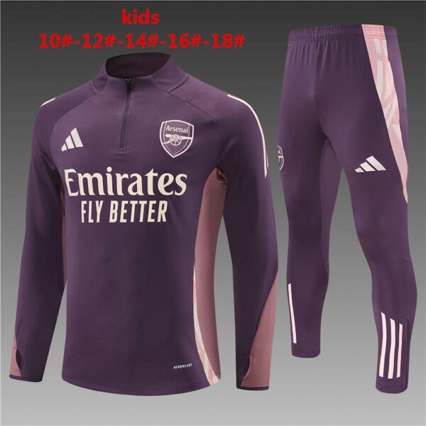 Arsenal 2024/25 Half-Zip Kids Sweater+ Pant 14001-18(155-165)