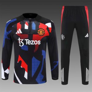 Manchester United 2024/25 Half-Zip Adult Sweater +Pant 14001-XXL