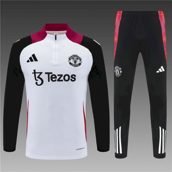 Manchester United 2024/25 Half-Zip Adult Sweater+Pant 14001-Xxl