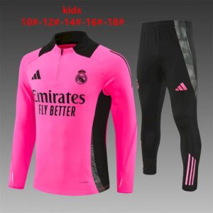 Real Madrid 2024/25 Half-Zip Kids Sweater+Pant 14001-18(155-165)