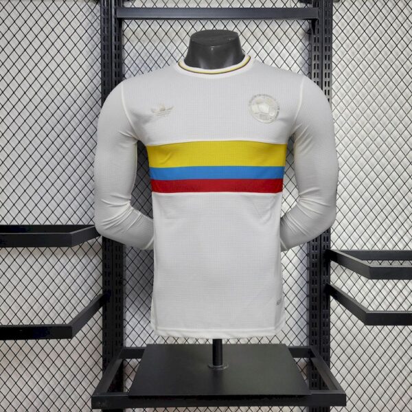 Colombia 2024/25 100Th Anniversary Long Sleeves Jersey Player Version-Xxl