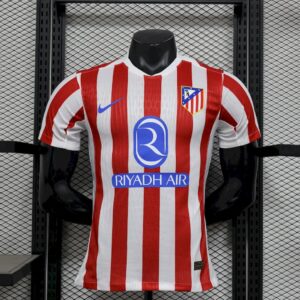 Atletico Madrid 2025/26 Home Jersey Player Version-XXL