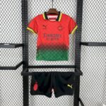 Ac Milan 2025/26 Co-Branded Red Edition Kids Kit-28(12-13Y)