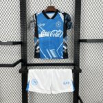 Napoli 2024/25 Coca-Cola Joint Edition Kids Kit-28(12-13Y)