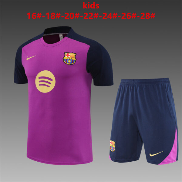 Barcelona 2024/25 Training Kids Jersey+Short 14001-28(12-13Y)