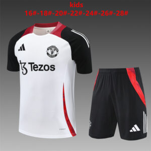 Manchester United 2024/25 Training Kids Jersey+Short 14001-28(12-13Y)