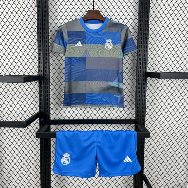 Real Madrid 2025/26 Pre-Match Training Suit Kids Kit