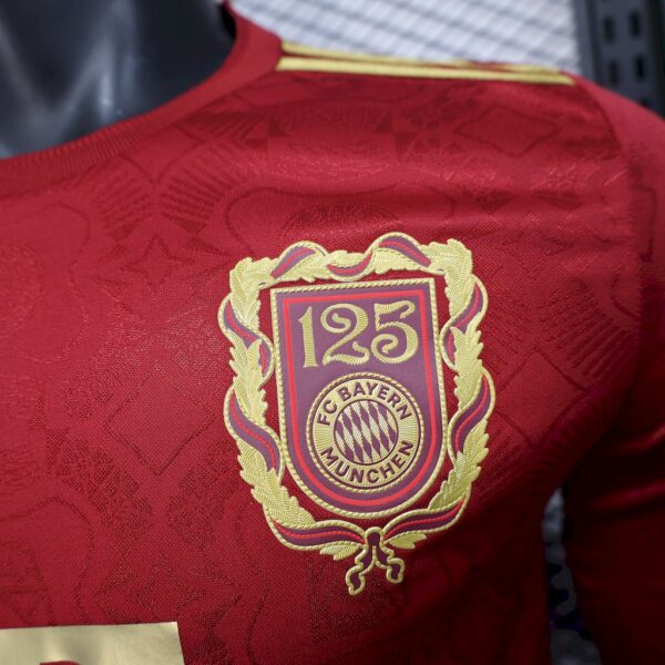 Bayern Munich 2024/25 125 Anniversary Long Sleeves Jersey Player Version - Image 4