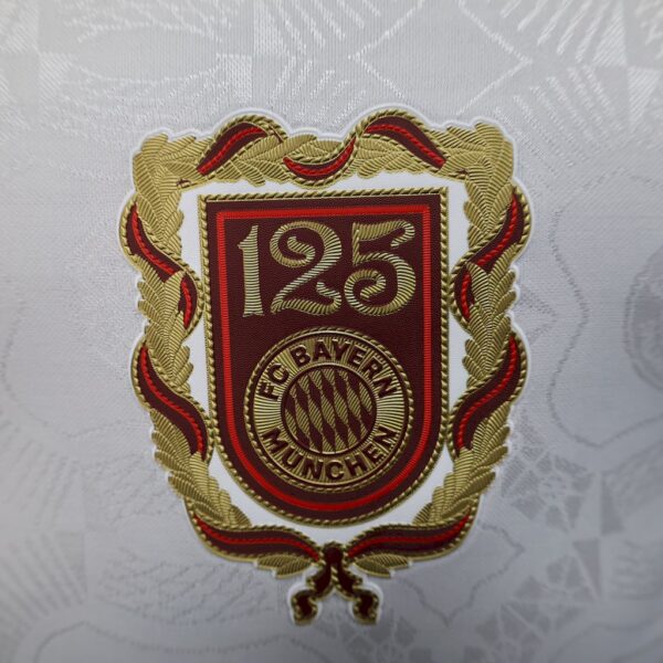 Bayern Munich 2024/25 Anniversary Tee – White Jersey Player Version - Image 4