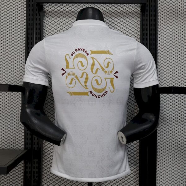 Bayern Munich 2024/25 Anniversary Tee – White Jersey Player Version - Image 2