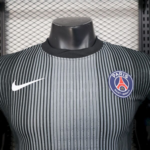 Paris Saint-Germain 2024/25 Black Goalkeeper Uniform Jersey Player Version - Image 3