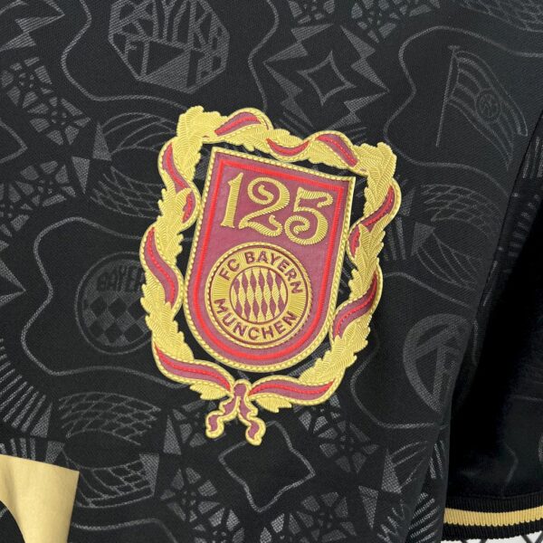 Bayern Munich 2024/25 125 Anniversary Black Jersey - Image 9