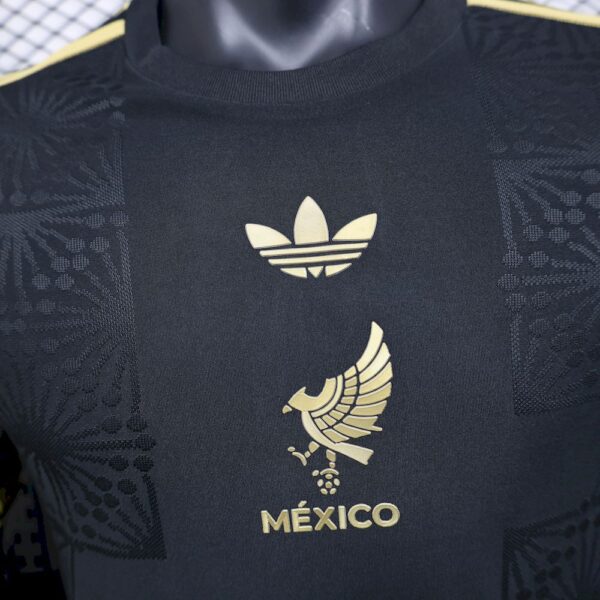 Mexico 2025/26 Gold- Black Jersey Player Version - Image 4