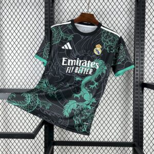 Real Madrid 2025/26 Green and Black Dragon Special Edition Jersey
