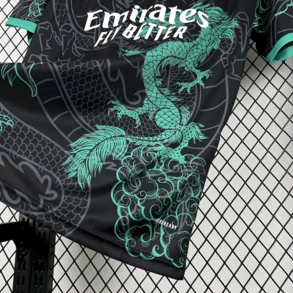 Real Madrid 2025/26 Green And Black Dragon Special Edition Jersey - Image 3