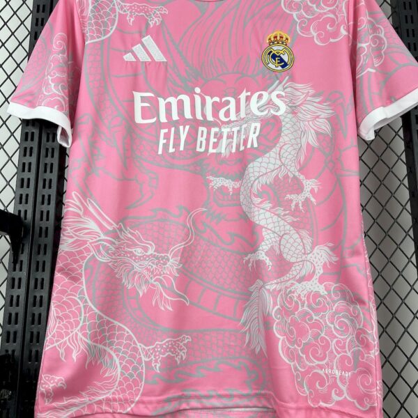 Real Madrid 2025/26 Pink Dragon Special Edition Jersey - Image 3