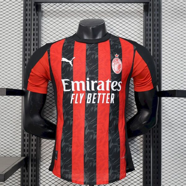 Ac Milan 2025/26 Home Jersey Player Version