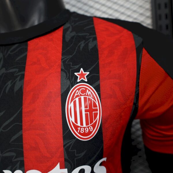 Ac Milan 2025/26 Home Jersey Player Version - Image 3