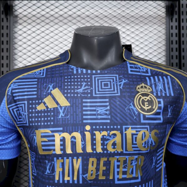 Real Madrid 2025/26 Louis Vuitton Joint Edition Jersey Player Version - Image 3