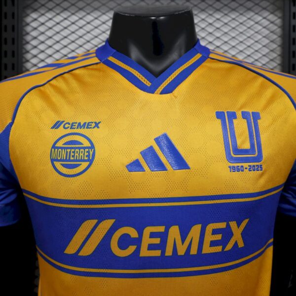 Tigres Uanl 2025/26 Home Jersey Player Version - Image 5