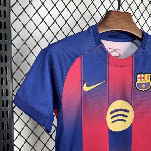 Barcelona 2025/26 Home Kids Kit - Image 6