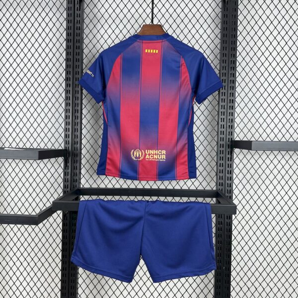 Barcelona 2025/26 Home Kids Kit - Image 2