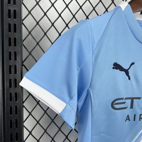 Manchester City 2025/26 Home Kids Kit - Image 6