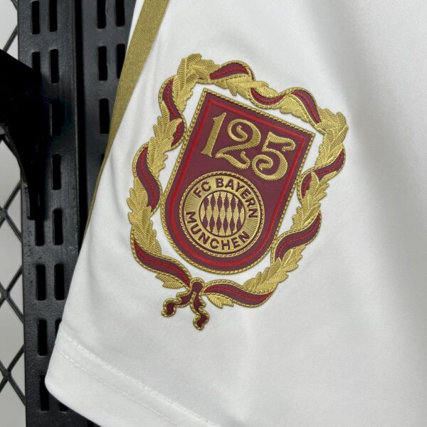 Bayern Munich 2024/25 125 Anniversary White Shorts - Image 4