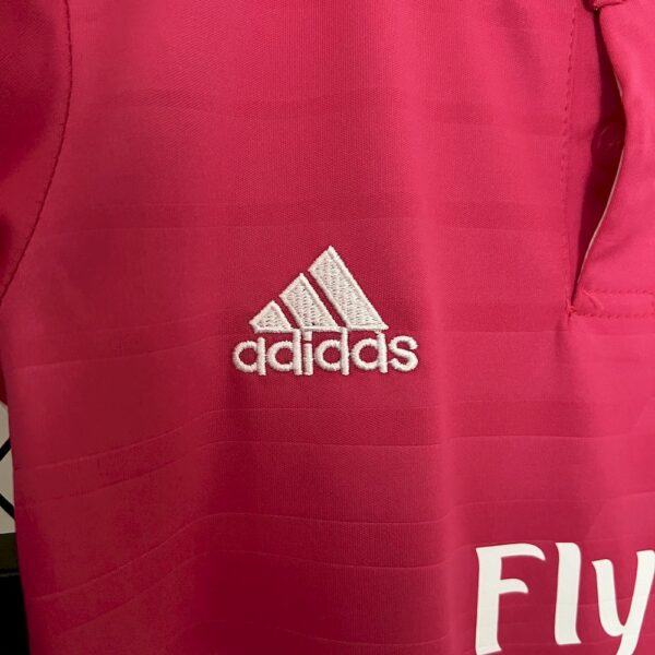 Real Madrid 2014/15 Away Kids Retro Jersey And Shorts - Image 4