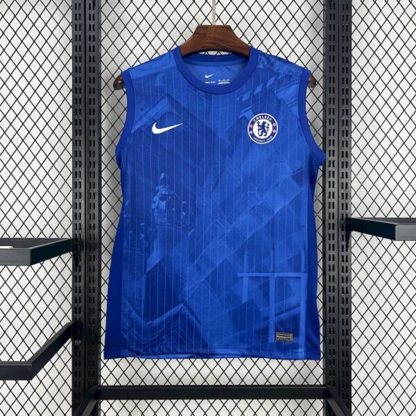 Chelsea 2025/26 Vest Blue Jersey - Image 8