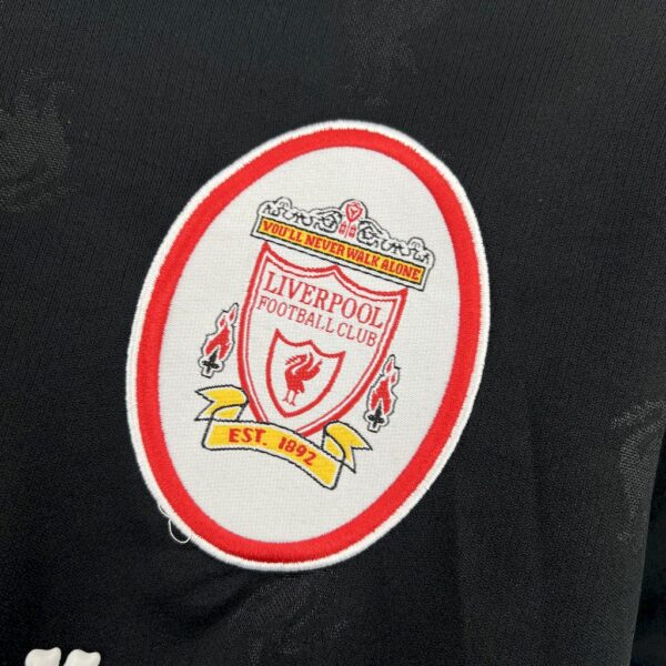 Liverpool 1996/97 Black Retro Jersey - Image 6