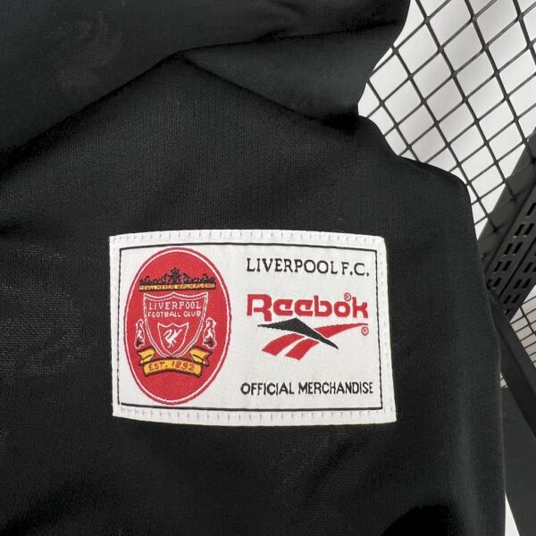 Liverpool 1996/97 Black Retro Jersey - Image 4