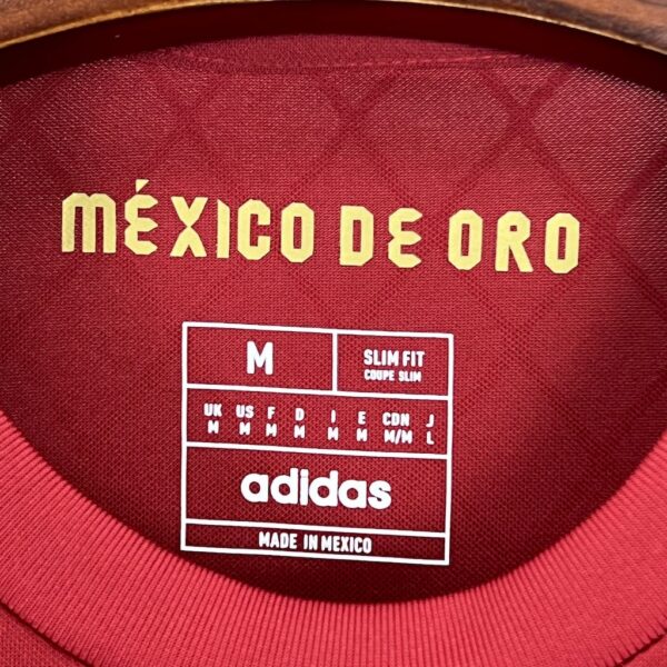Mexico 2025/26 Gold- Red Jersey - Image 6