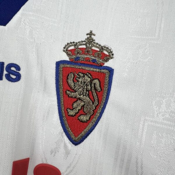 Real Zaragoza 1997/98 Home Retro Jersey - Image 8