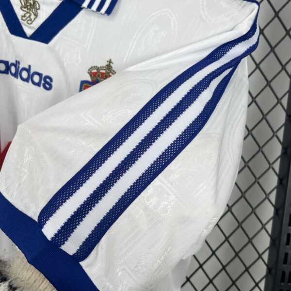 Real Zaragoza 1997/98 Home Retro Jersey - Image 4