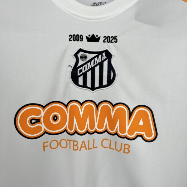 Santos 2008 White Special Edition Retro Jersey - Image 6