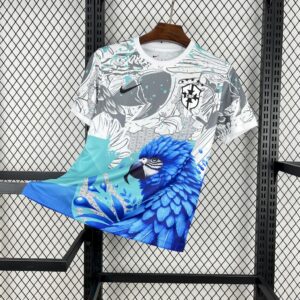Brazil 2025/26 White Parrot Edition Jersey Player