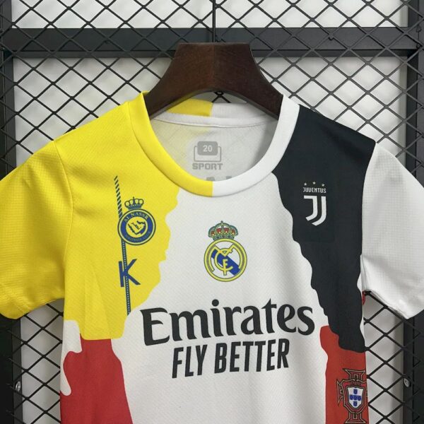 Cristiano Ronaldo 2025/26 All Club Mix Jersey Kids Kit - Image 6
