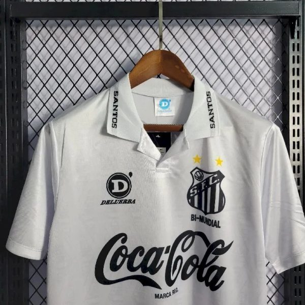 Santos 1993/94 Home Retro Jersey - Image 3