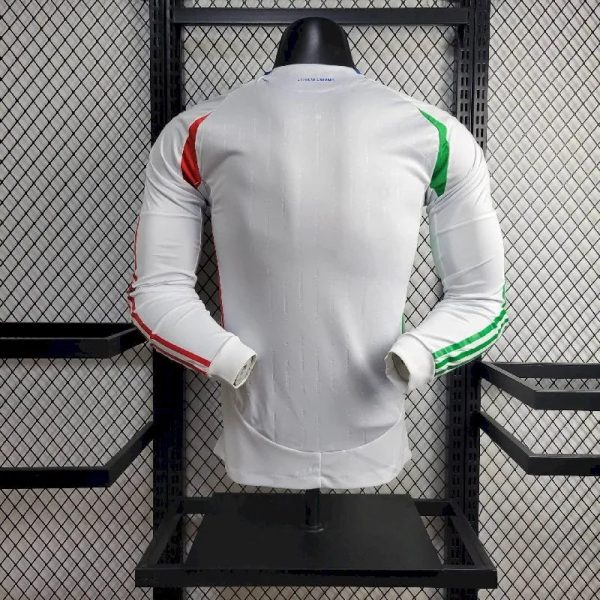 Italy 2024/25 Euro Away Long Sleeves Jersey Player Version - Image 4