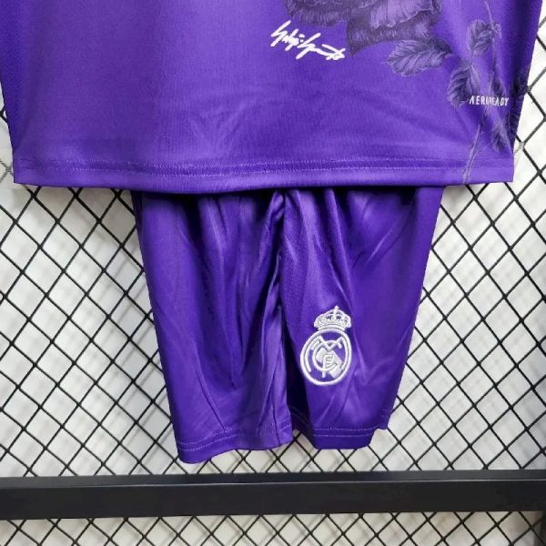 Real Madrid 2024/25 Y-3 Rose Special Edition Kids Kit - Image 6